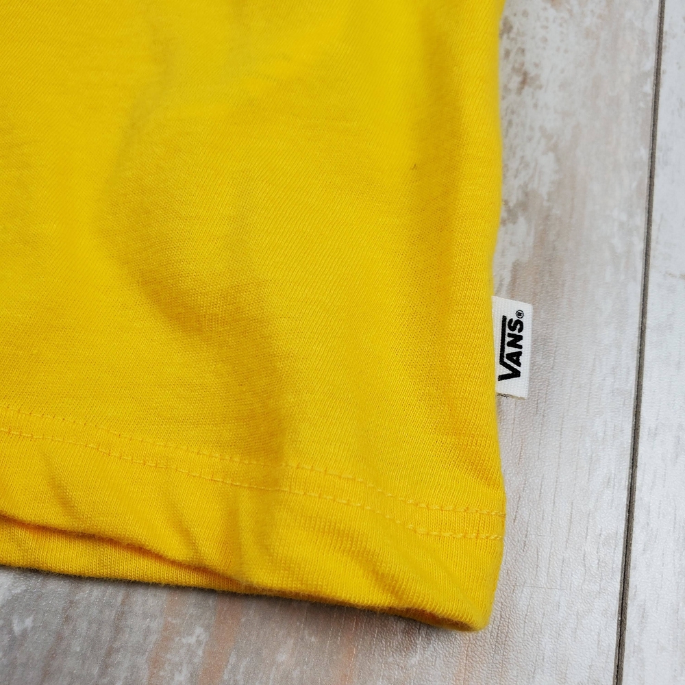 Vans Flying V Crew Kids Tee Yellow - Picture 3 of 6